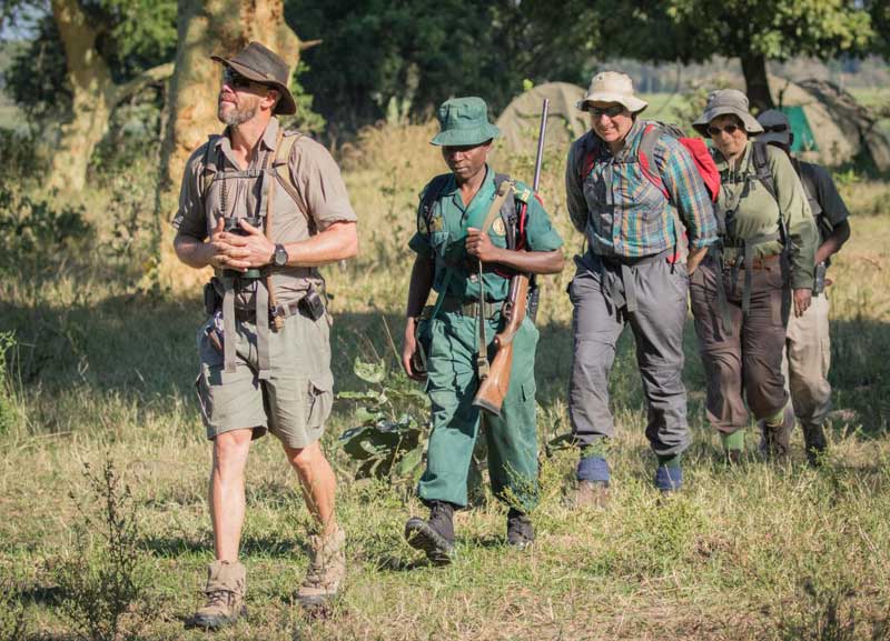 wandelsafari Zambia met gids & parkranger